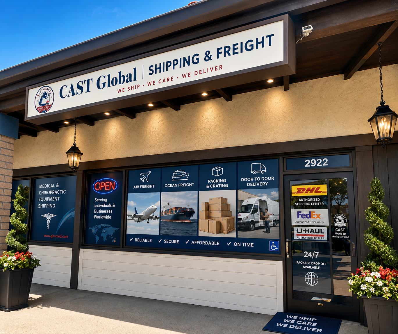 CAST Global Shipping & Freight storefront in Lake Forest