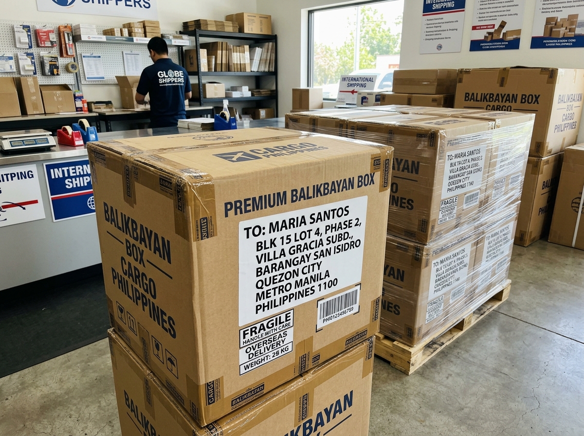 Balikbayan box services