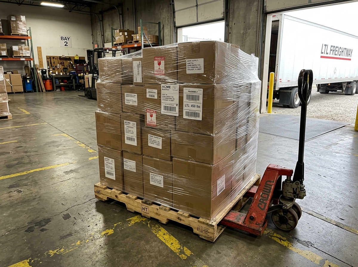 Freight and pallet shipping